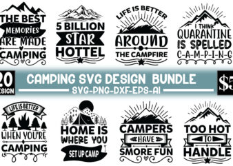 Camping Svg Design Bundle