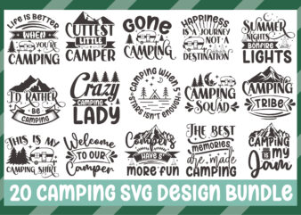 Camping Svg Design Bundle