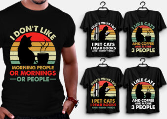 Cat T-Shirt Design,Cat Lover T-Shirt