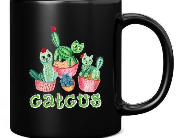 Catcus cute cat and cactus mexican cactus cinco de mayo t-shirt pc