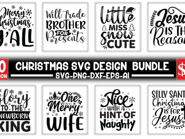 Christmas svg design bundle