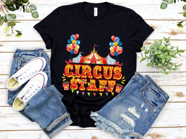 Circus staff circus themed party matching group colleague nl 0203 t shirt vector file