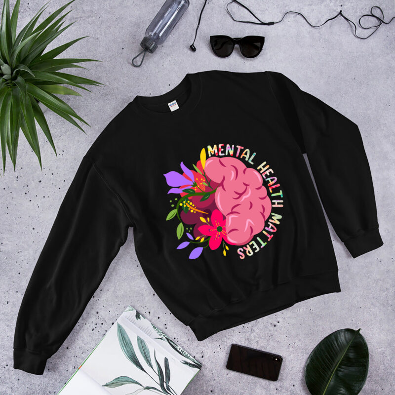 DC Mental Health Matters, Mental Health Awareness, Mental Health Shirt, Plant Lovers Gift, Flower Shirt, Floral Brain