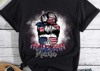 DH All American Mama Shirt, 4th of July, Freedom Shirt, Fourth Of July Shirt, Patriotic Shirt, Independence Day Shirts, Patriotic Family Shirts t shirt vector illustration