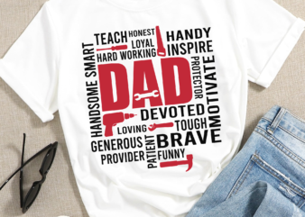 DH RD Dad Word Art, Father_s Day Gift, Dad, Father_s Day Shirt, Dad Digital Download, Svg,Png,Dxf, Eps-01-01 t shirt vector illustration