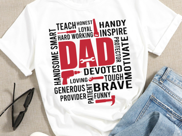 Dh rd dad word art, father_s day gift, dad, father_s day shirt, dad digital download, svg,png,dxf, eps-01-01 t shirt vector illustration