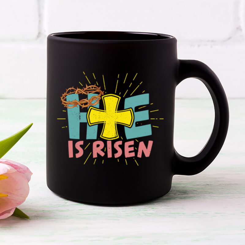 Easter He Is Risen Jesus Resurrection Christian Youth Kids NL 0403