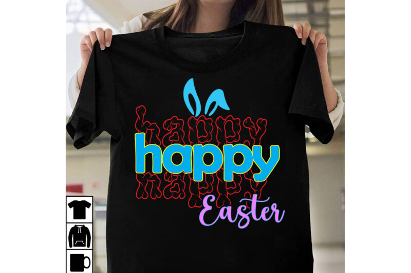 Easter T-shirt Design Bundle ,a-z t-shirt design design bundles all easter eggs babys first easter bad bunny bad bunny merch bad bunny shirt bike with flowers hello spring daisy bees