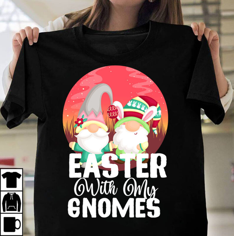 Easter With My Gnomes T-Shirt Design, Easter With My Gnomes SVG Bundle, Easter T-shirt Design Bundle ,Happy easter Svg Design,Easter Day Svg Design, Happy Easter Day Svg free, Happy Easter