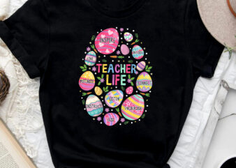 Funny Easter Eggs Teach Love Teacher Life Lunch Lady Easter Day NC 1103