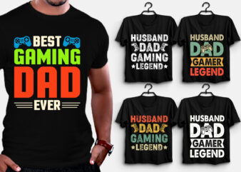 Gamer Dad T-Shirt Design,best dad t shirt design, super dad t shirt design, dad t shirt design ideas, best dad ever t shirt design, dad daughter t shirt design, dad