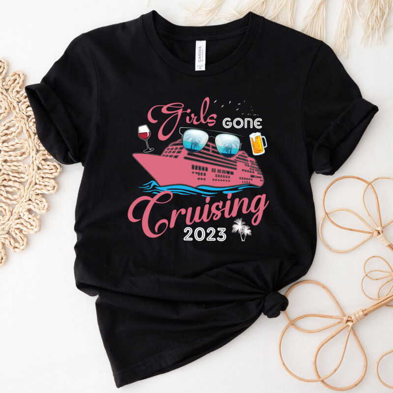 Girls Gone Cruising 2023 Vacation Party Cruise Sunglasses Drinking Squad NC 0103