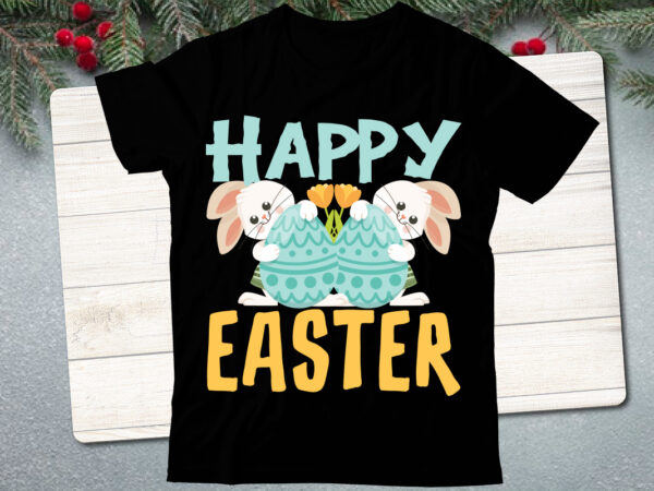 Happy easter t shirt design , happy easter car embroidery design, easter embroidery designs, easter bunny embroidery design files , easter embroidery designs for machine, happy easter stacked cheetah leopard