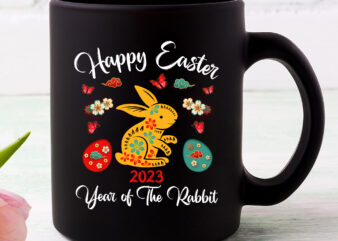 Happy Easter Year of The Rabbit 2023 Funny Chineses Rabbit Year Cute Bunny Egg NC 0803 graphic t shirt