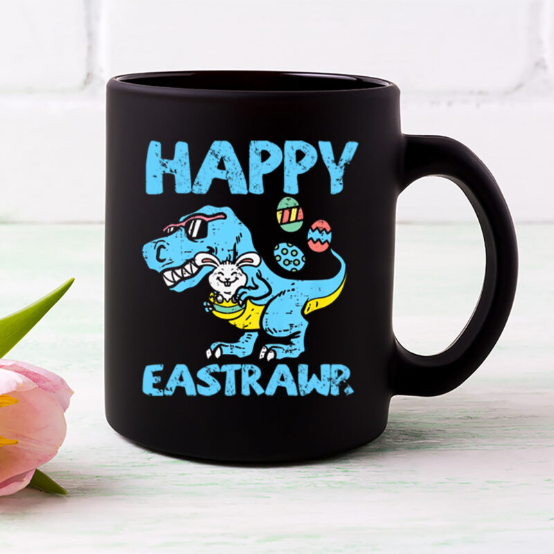 Happy Eastrawr T Rex Easter Bunny Dinosaur Eggs Boys Kids NL 0403