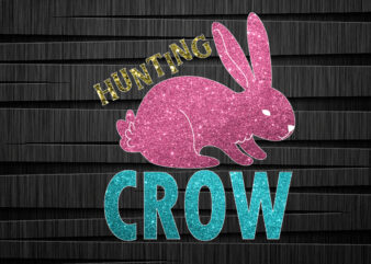 Hunting crow Sublimation design, Happy Easter Car Embroidery Design, Easter Embroidery Designs, Easter Bunny Embroidery Design files , Easter embroidery designs for machine, Happy Easter Stacked Cheetah Leopard Bunny Rabbit