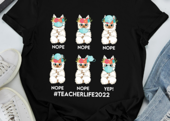 I Love Being A Teacher Llama t shirt design for sale