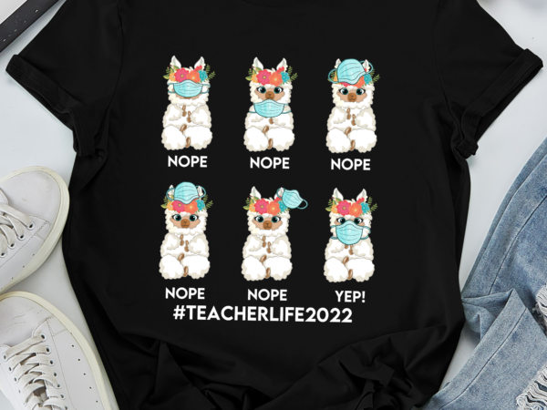 I love being a teacher llama t shirt design for sale