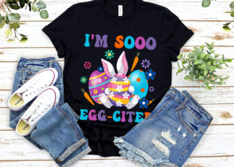 I_m Sooo Egg-Cited Breakfast Fried Egg Funny Easter Day Sunday NL 0403 t shirt design for sale