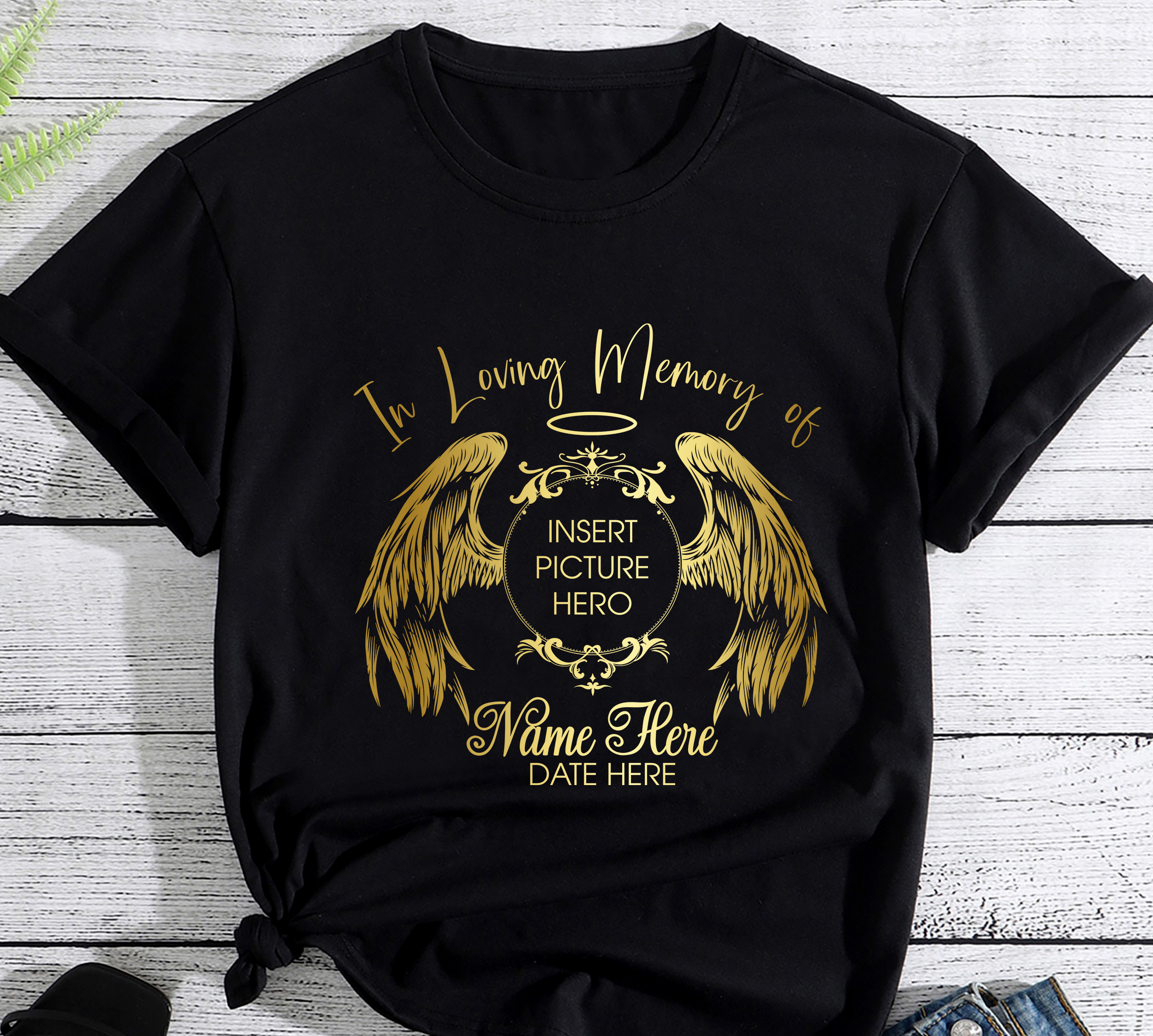 In Loving Memory T-Shirt, R.I.P. Shirt, Rest in Peace Shirt, Custom Funeral  Shirt, Picture Shirt, Personalized Memorial T-Shirt, RIP Tee - Buy t-shirt  designs