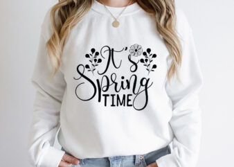 It’s Spring time SVG design, Spring Svg, Spring Svg Bundle, Easter Svg, Spring Design for Shirts, Spring Quotes, Spring Cut Files, Cricut, Silhouette, Svg, Dxf, Png, EpsHappy Easter Car Embroidery