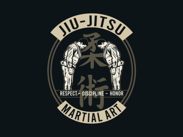 Jiu jitsu art 2 vector clipart