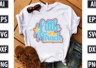 little miracle t shirt vector graphic