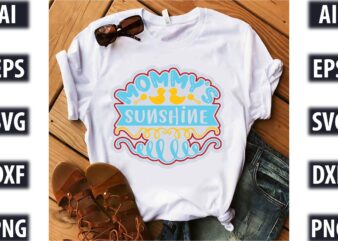 mommy’s sunshine t shirt designs for sale