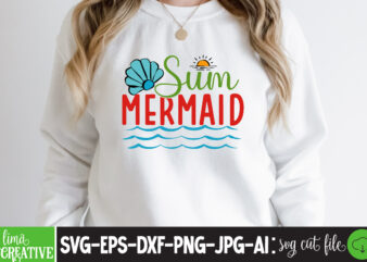 Sun Mermaid T-shirt Design,cricut design space,design space,summer svg,design bundles,summer shirt design svg png eps,summer cut files,svg designs,font designs,hello summer svg,free svg designs,summer,create svg cut file designs,summer svg quotes,summer silhuette,summer vibes