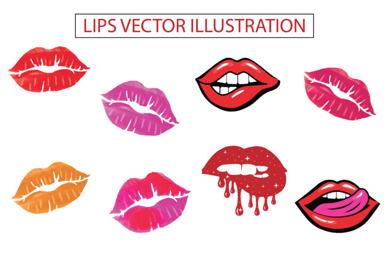 Lips vector illustration