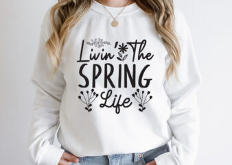 Livin’ the spring life SVG design, Spring Svg, Spring Svg Bundle, Easter Svg, Spring Design for Shirts, Spring Quotes, Spring Cut Files, Cricut, Silhouette, Svg, Dxf, Png, EpsHappy Easter Car