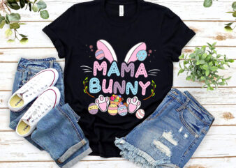Mama Bunny Matching Family Easter Pregnancy Mom Baby Funny NL 0203