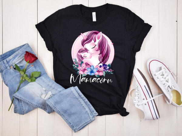 Mamacorn mother_s day shirt, unicorn mom shirt, mother gift, new mom shirt t shirt designs for sale