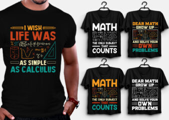 Math Teacher T-Shirt Design