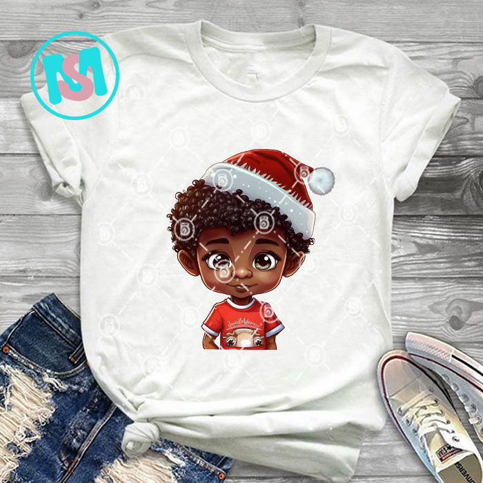 Super Cute Christmas Black Baby Bundle 10 design, Black Baby, Christmas, Cute Baby