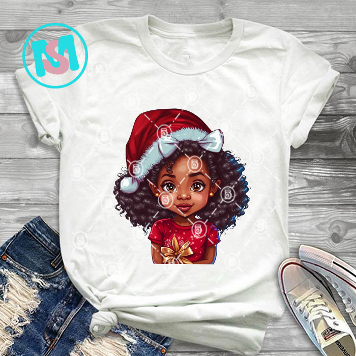 Super Cute Christmas Black Baby Bundle 10 design, Black Baby, Christmas, Cute Baby