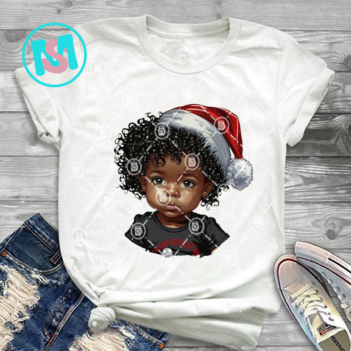 Super Cute Christmas Black Baby Bundle 10 design, Black Baby, Christmas, Cute Baby