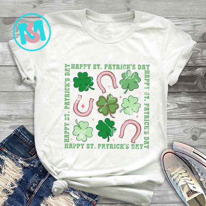 Happy St.Patrick's Day Bundle part 4, Clover, Lucky, Daddy, Cowboy