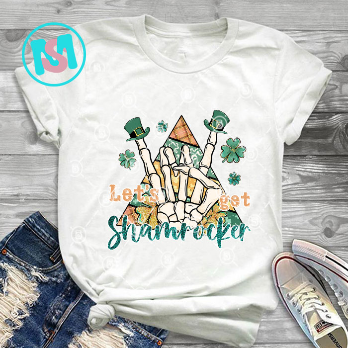 Happy St.Patrick's Day Bundle part 5, Clover, Lucky, Coffee, Gnome