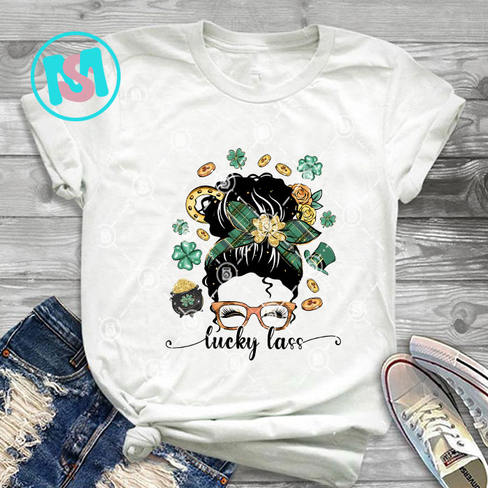 Happy St.Patrick's Day Bundle part 5, Clover, Lucky, Coffee, Gnome