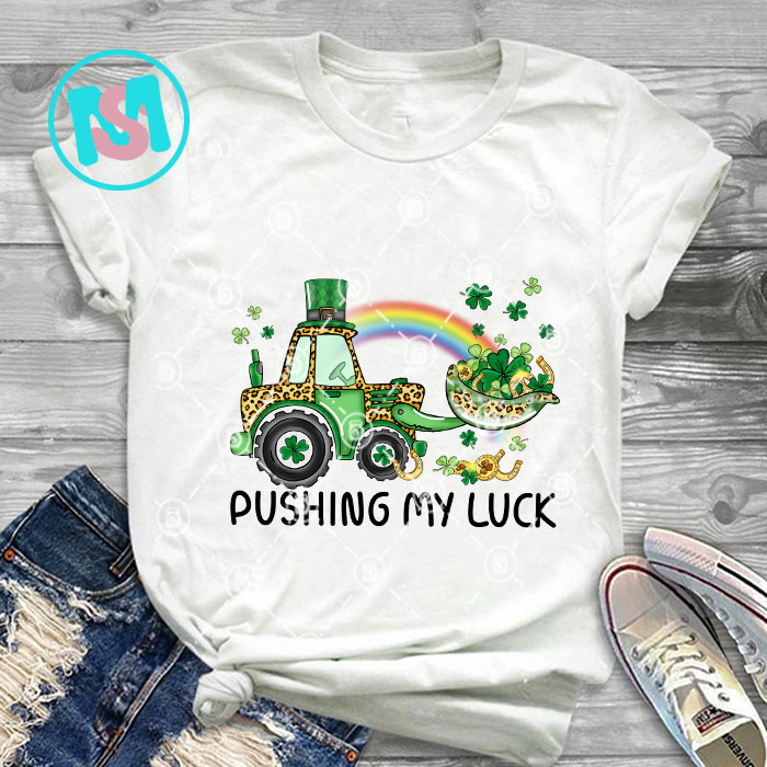 Happy St.Patrick's Day Bundle part 6, Clover, Lucky, Coffee, Gnome