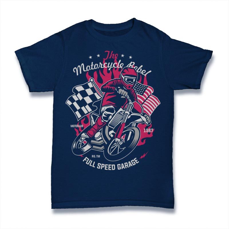 t-shirt vector 10 Motocross Design #1
