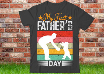 My first father’s day T shirt design, World’s Best Dad Ever Shirt, Best Dad Gift, Vintage Dad T-Shirt, Father’s Day Gift, Dad Shirt, Father’s Day Shirt, Gift For Dad,Black Father