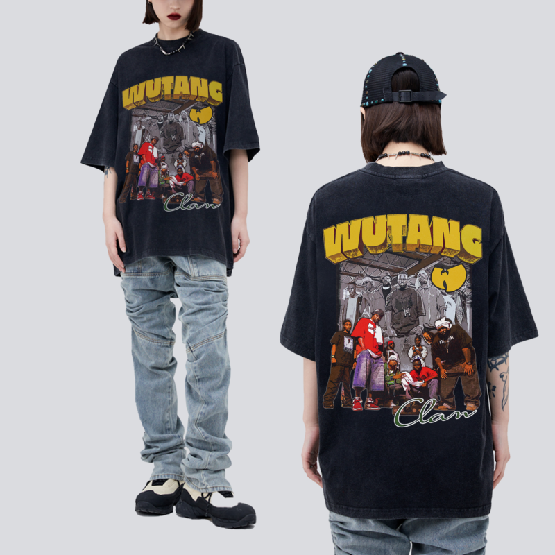 Custom Wutang Art Style hussle hiphop – urban streetwear t shirt designs