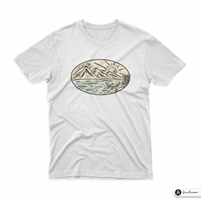 Beautiful Lake - Buy t-shirt designs