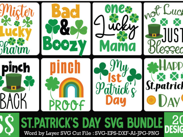 St.patrick’s day svg bundle, happy st.patrick’s day svg bundle , happy st.patrick’s day sublimation bundle, my 1st patrick s day t-shirt design, my 1st patrick s day svg cut file,