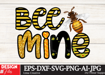Bee MIne Sublimation Design ,Bee Mine PNG, Valentine’s Day Bee, Hand drawn graphic, sublimation designs, sublimation downloads, Love, Valentine, Honey Bee with HeartsHoney Bee clip art, sublimation designs, Bee kind