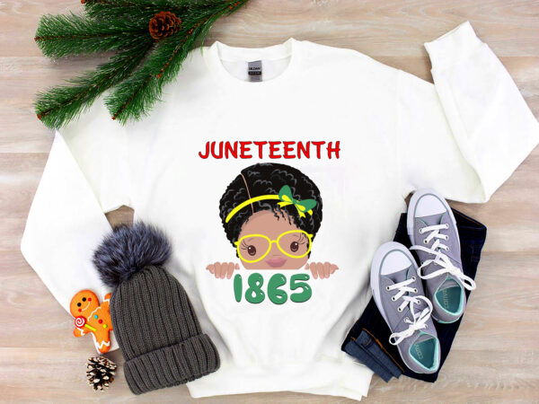 Rd 1865 juneteenth shirt, cute black kids girls toddler gift, african american t-shirt, juneteenth celebrate shirt