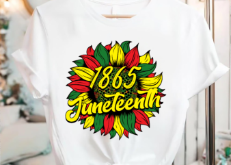 RD 1865 Juneteenth Shirt, Sunflower T-Shirt, Black History Shirt, African American T-Shirt