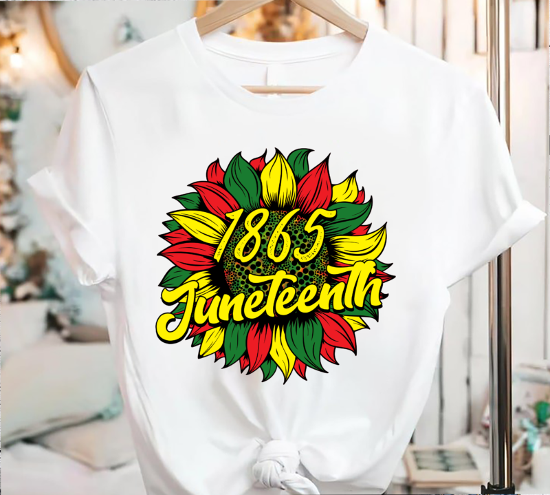 RD 1865 Juneteenth Shirt, Sunflower T-Shirt, Black History Shirt, African American T-Shirt